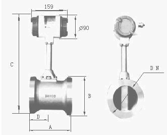 MD-LUGB系列插入式涡街流量计(图2)